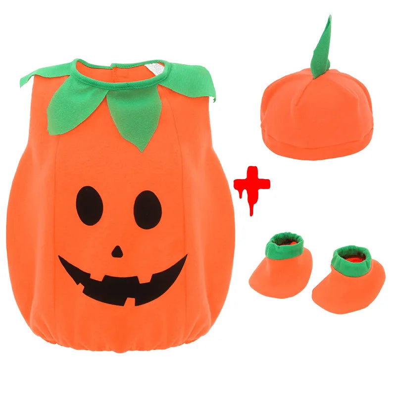 Pumpkin Costume Sleeveless Jumpsuit