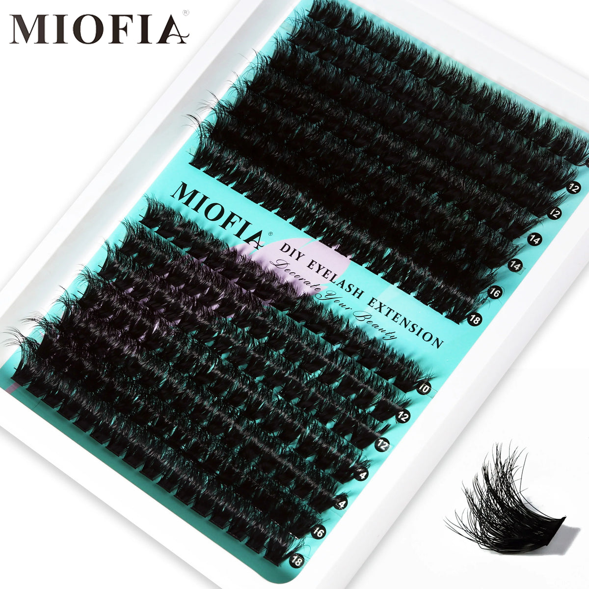 Mixed-Length Cluster False Eyelashes