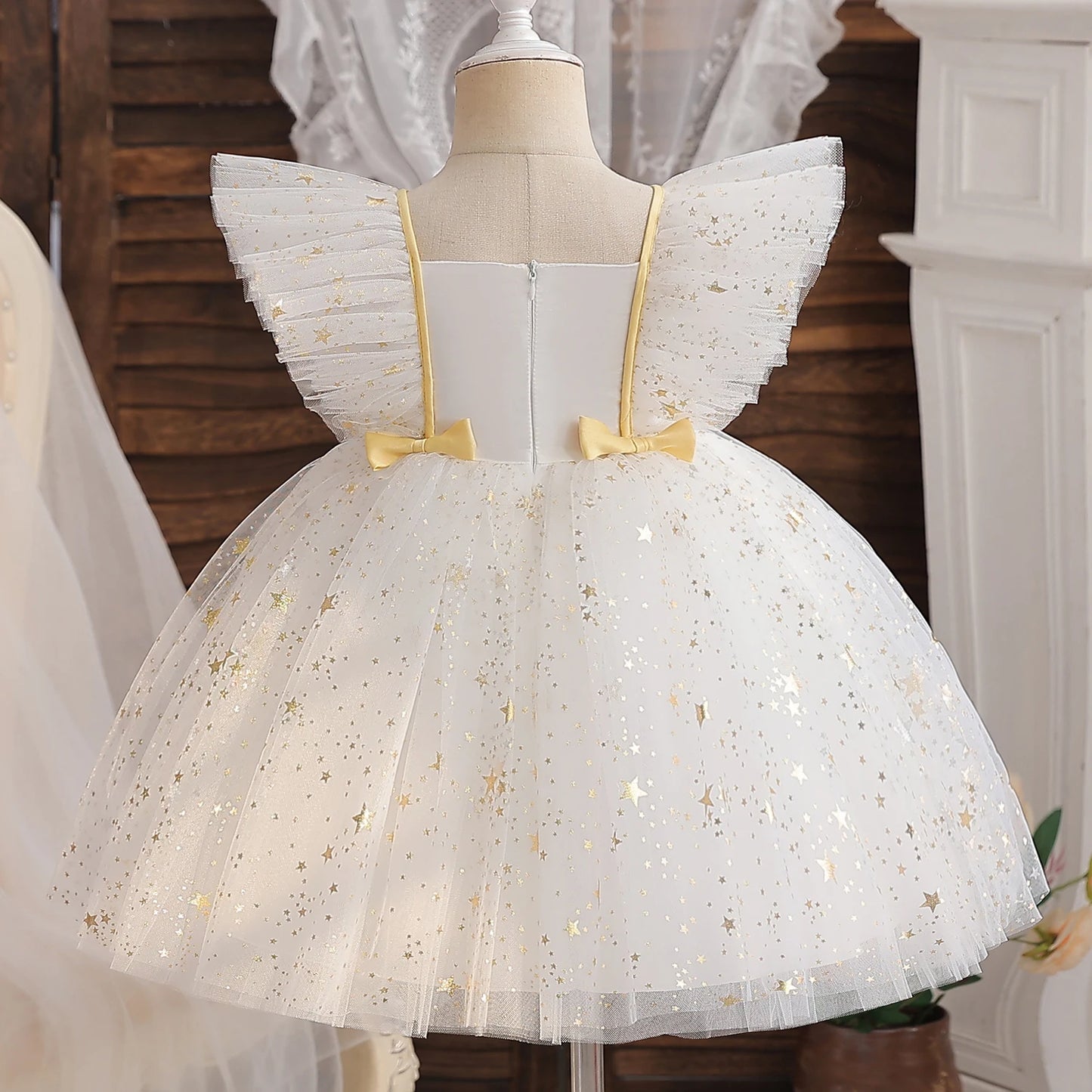 1Y-5Y Baby Girl Birthday Party Dress Princess Outfit Kids Formal Pageant Ball Gown Infant Carnival Vestiges