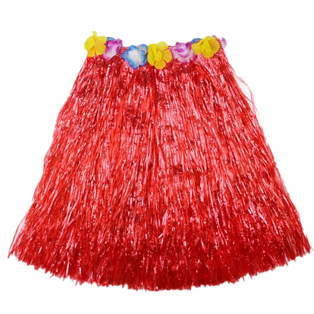 Hawaiian Hula Grass Skirt for Women – 40 cm Luau Party & Fancy Dress Costume