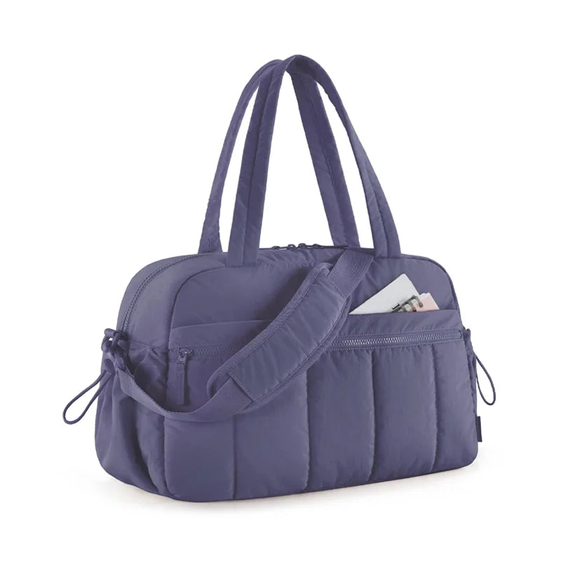 Women’s Travel Duffle Bag with Wet Pocket – Lightweight Water-Resistant Weekender & Gym Carry-On Bag