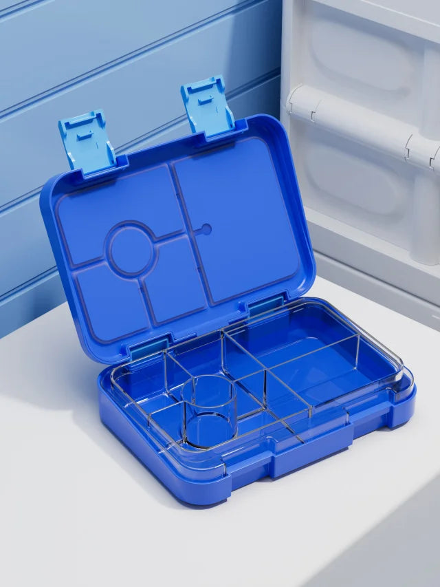 Cartoon Printed Microwavable Bento Lunch Box with 5 Compartments