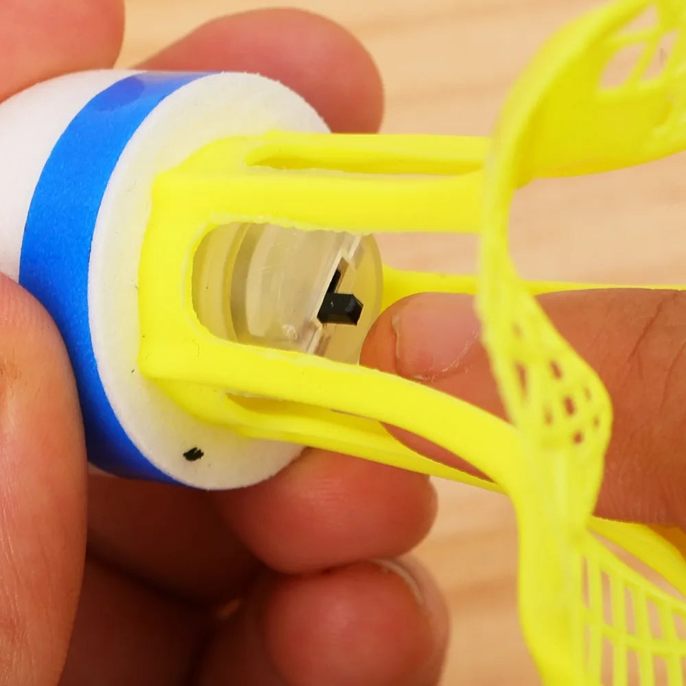 12 or 1 PCS LED Light-Up Badminton Shuttlecocks – Colorful Luminous Foam Badminton Balls for Kids and Sports