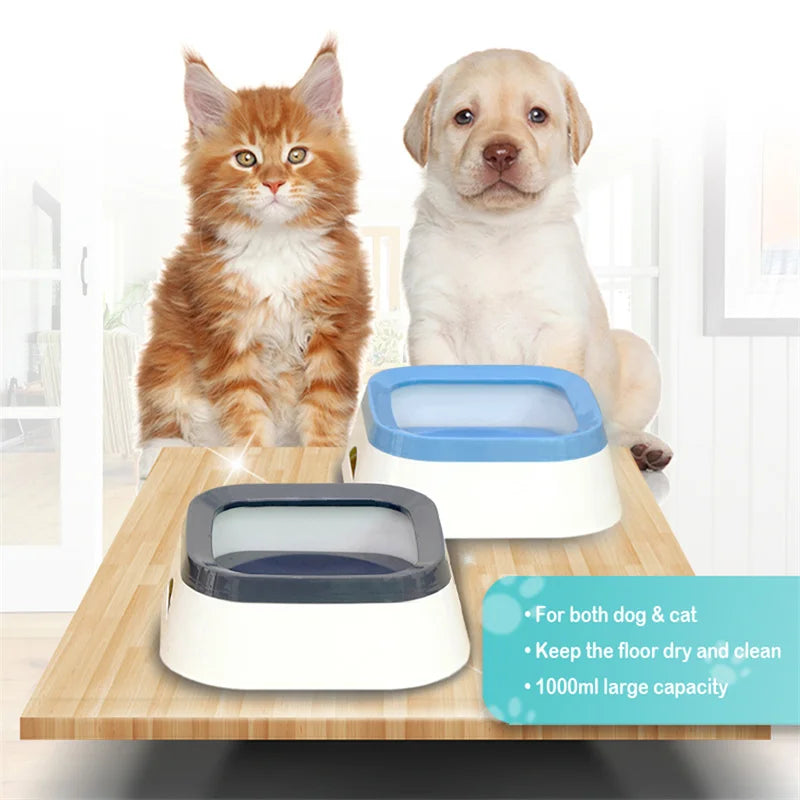Anti-Splash Pet Water Bowl – Large Capacity Drinking Bowl for Dogs and Cats