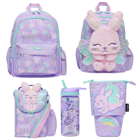 Australian Angel Rabbit Kids Backpack – Cute Cartoon School Bag for Primary Students | Lightweight, Outdoor Leisure Bag, Ideal Christmas Gift