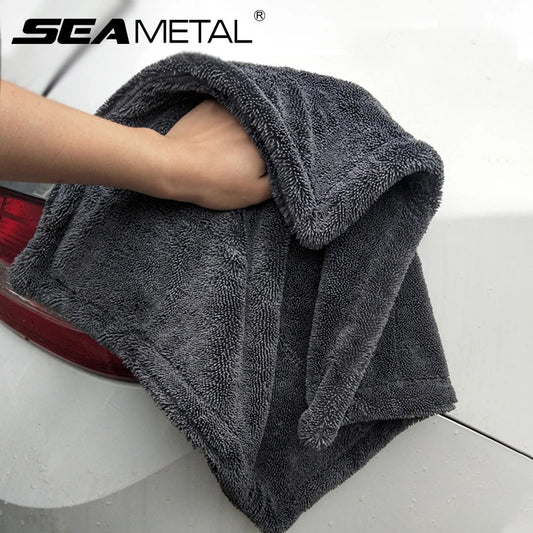 1200 GSM Microfiber Car Wash Towel – Double-Sided, Super Absorbent