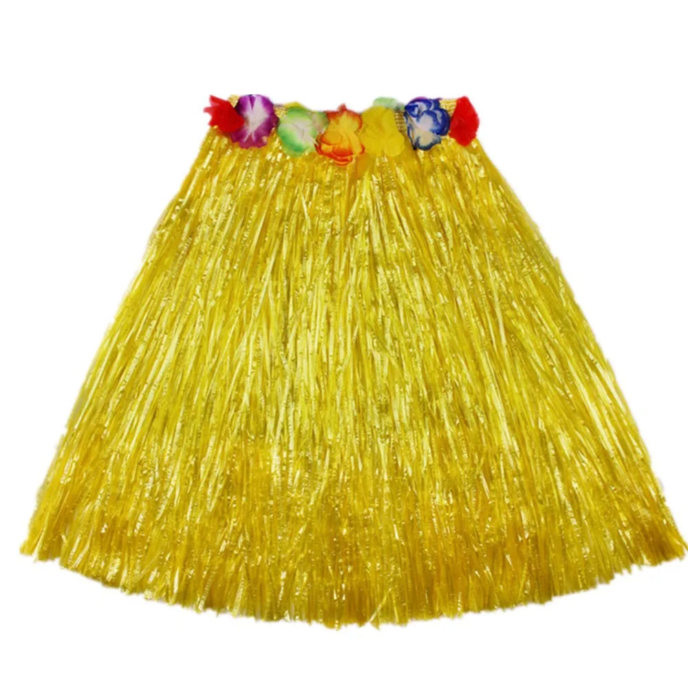 Hawaiian Hula Grass Skirt for Women – 40 cm Luau Party & Fancy Dress Costume
