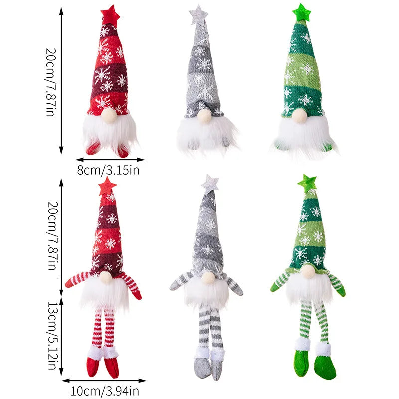 LED Faceless Doll Elf Gnome with Lights – Christmas Decoration & Holiday Gift (20cm / 30cm)