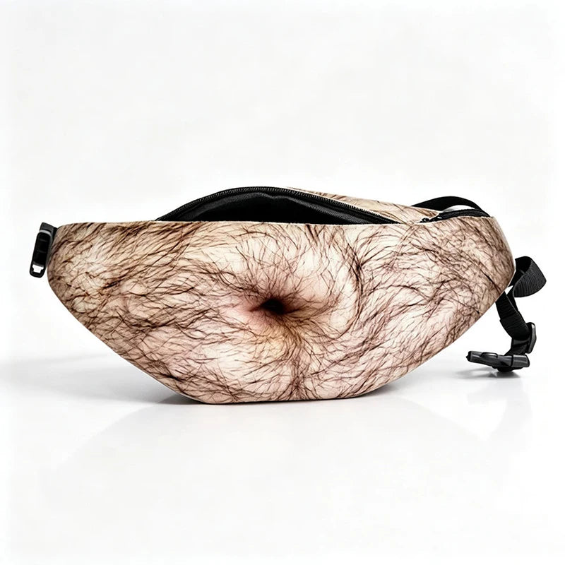 Novelty Beer Belly Waist Bag with Adjustable Strap