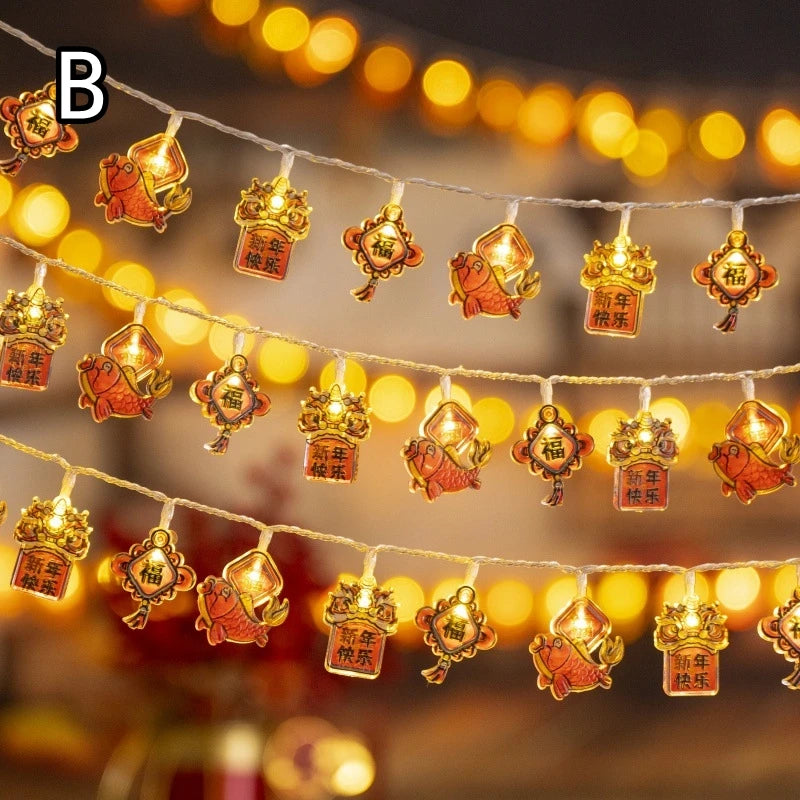 1Pc 1.6M 10-LED Decorative String Lights – Hanging Ornament Lights for Home, Bedroom, Living Room & Party Decor