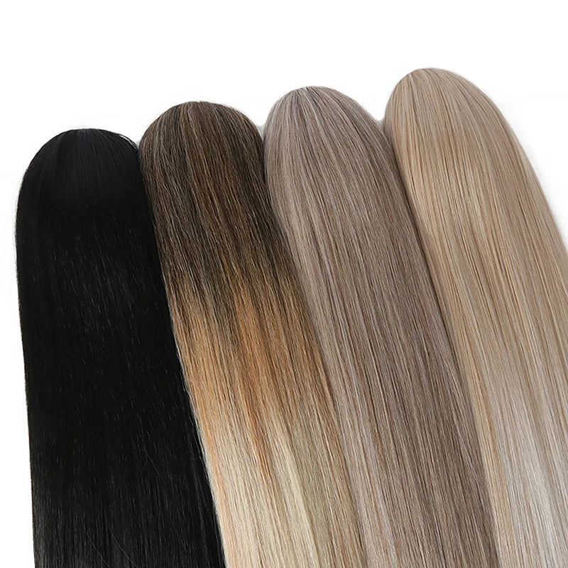 36-Inch Synthetic Drawstring Ponytail Hair Extension – Ombre Blonde, Women’s Hairpiece