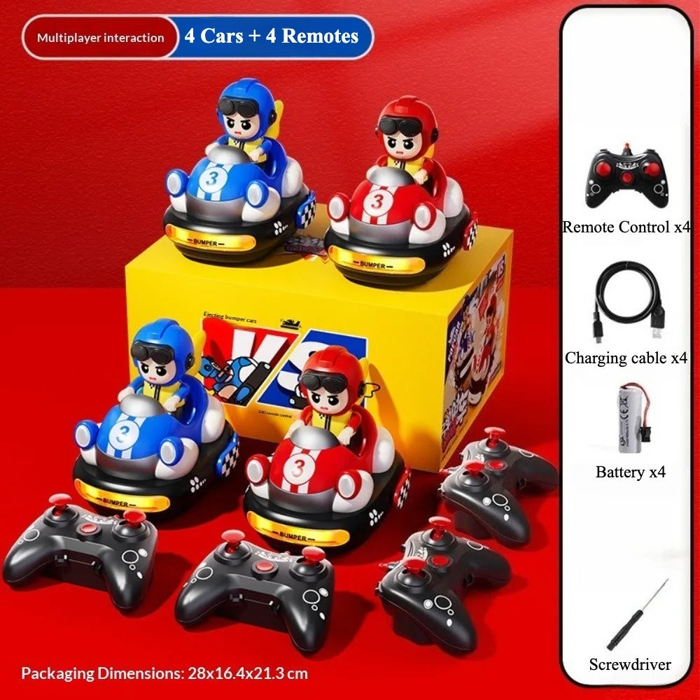 Remote Control Bumper Kart Set – 2-Player RC Drift Racing Cars