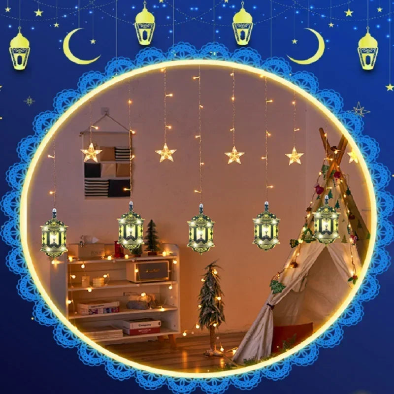 Decorative LED String Lights for Ramadan and Eid Celebrations