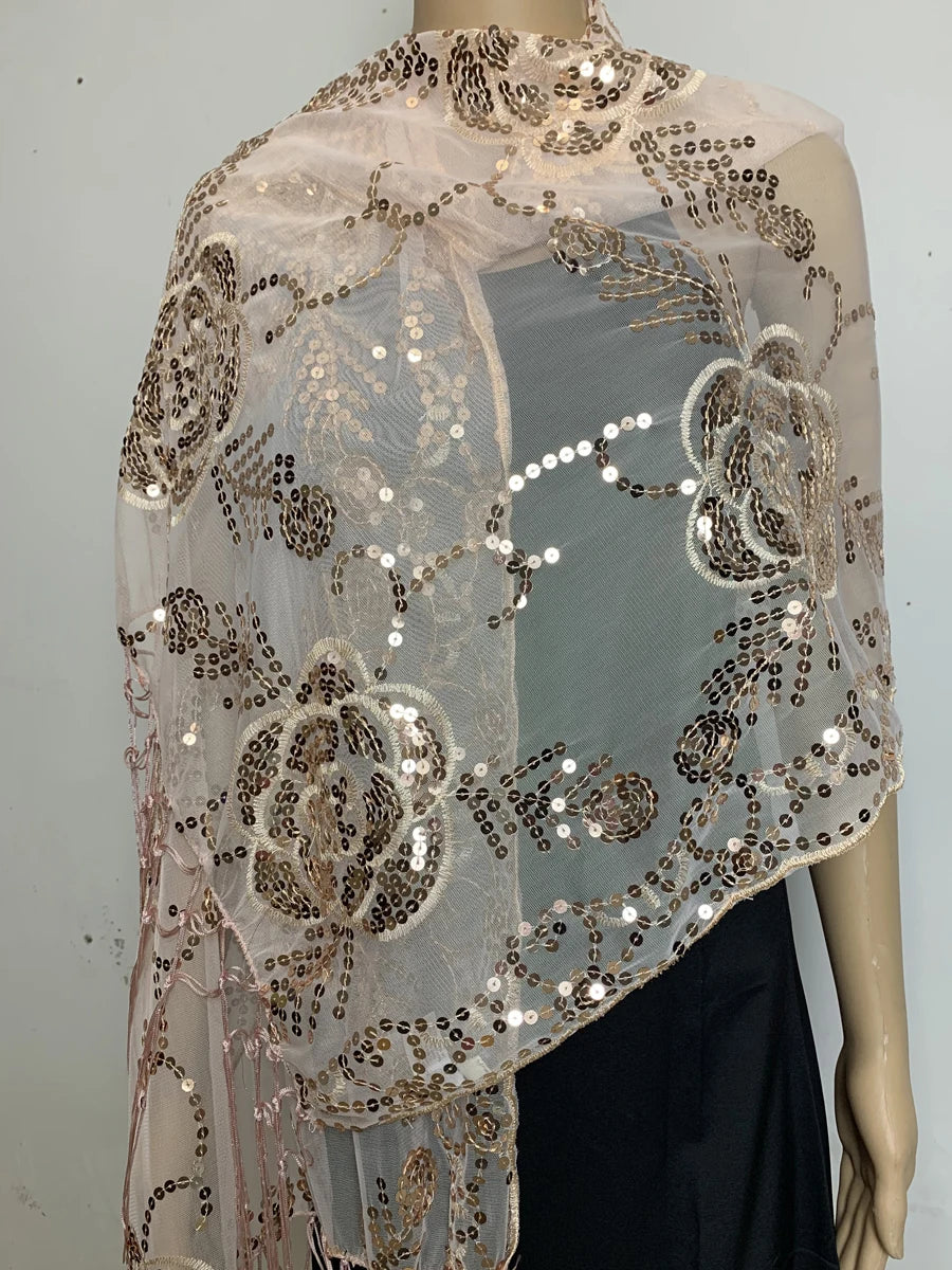 JJYANJIN Tassel Evening Shawl Wrap