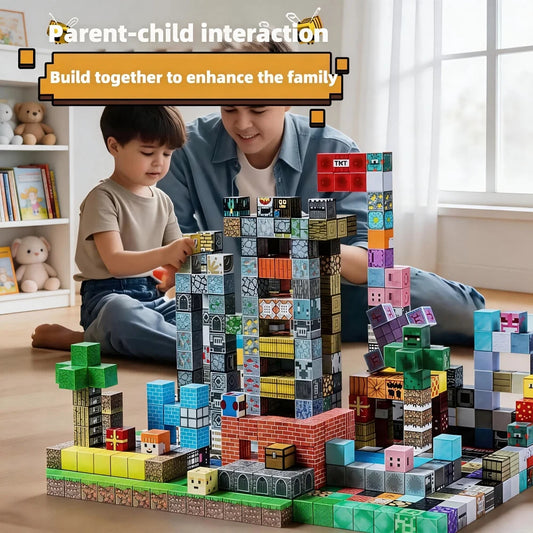 Magnetic Cube Building Blocks