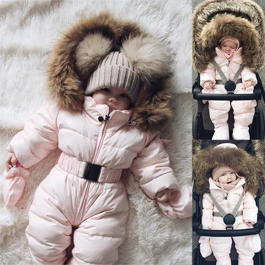 Baby Snowsuit Infant Newborn Clothes Kids Winter Jumpsuit For Boys Girls Romper For Baby Overalls
