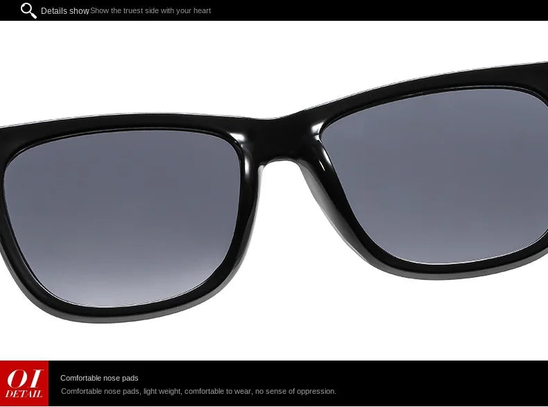 Samjune Square Anti-Blue Light Glasses — Unisex Vintage Eyewear
