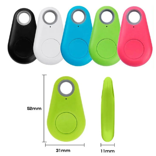 Mini Fashion Smart Dog and Pet Bluetooth 4.0 GPS Tracker, Anti-Lost Alarm Tag, Wireless Locator for Child, Bag, Wallet, and Key Finder Airtag