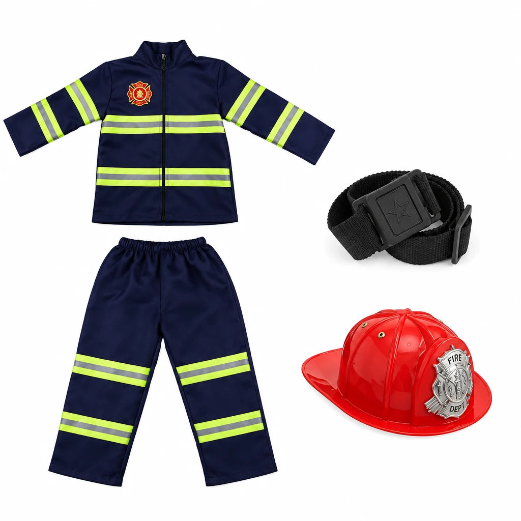 Kids' Firefighter Costume Set