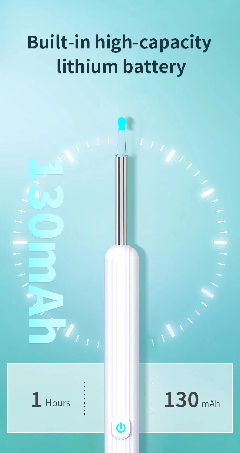 1080P HD Visual Ear Cleaner with Camera – Smart Otoscope Wax Removal Tool