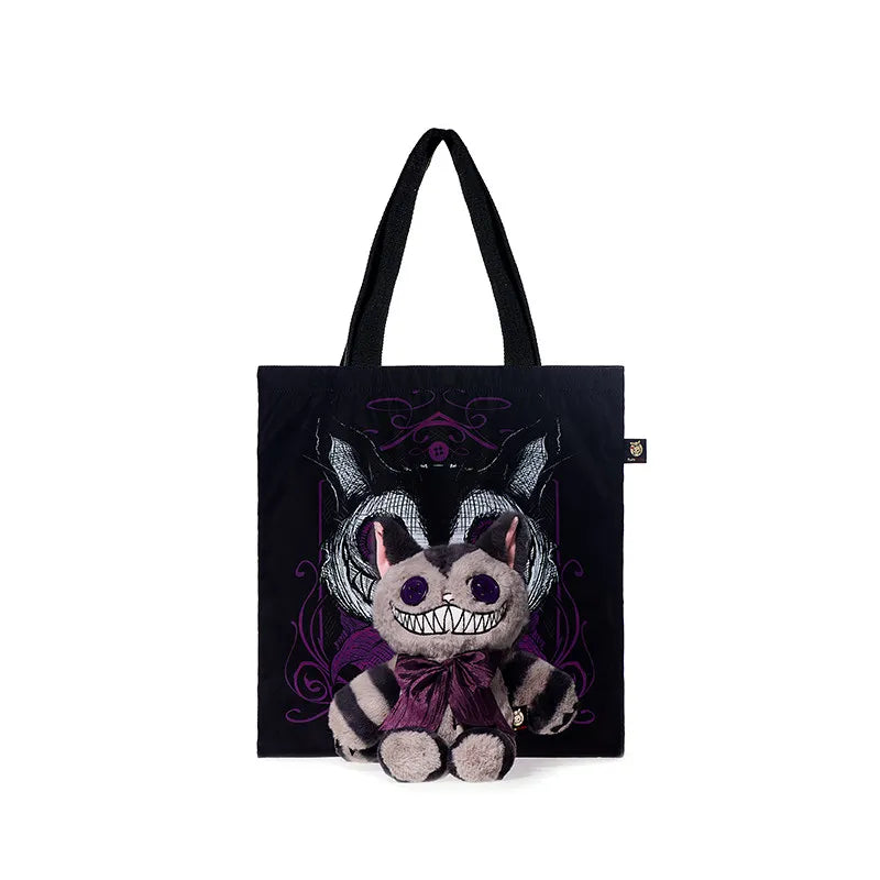 Official Cheshire Cat Plush Doll Funny Kawaii Cartoon Cat Pendant Collectible Stuffed Animal Birthday Gift