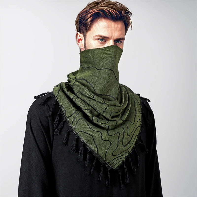 2025 Special Forces Free Variety Tactical Desert Arab Scarves Men Women Military Windproof Hiking Decorative Hijab Scarf Outdoor