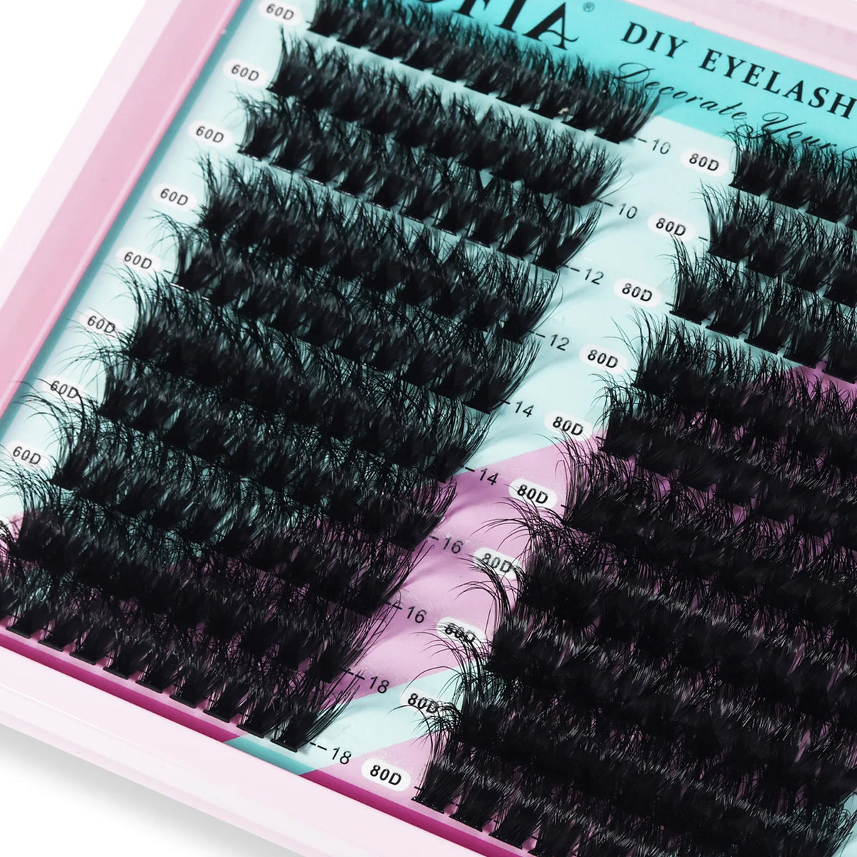 Mixed-Length Cluster False Eyelashes