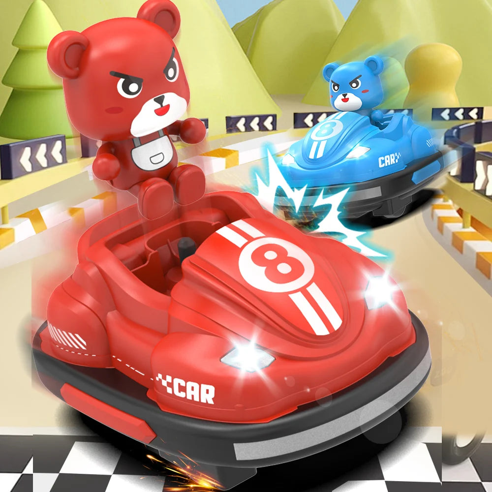 Bumper Battle RC Car with LED – 2.4G Remote Control Racing Car with Music