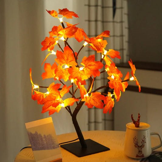 LumiPetal™ BlossomGlow Tree – USB Ambient Floral Lamp | Romantic Night Light for Home & Gift