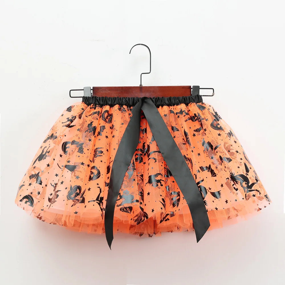 Girls' Halloween Tutu Skirt