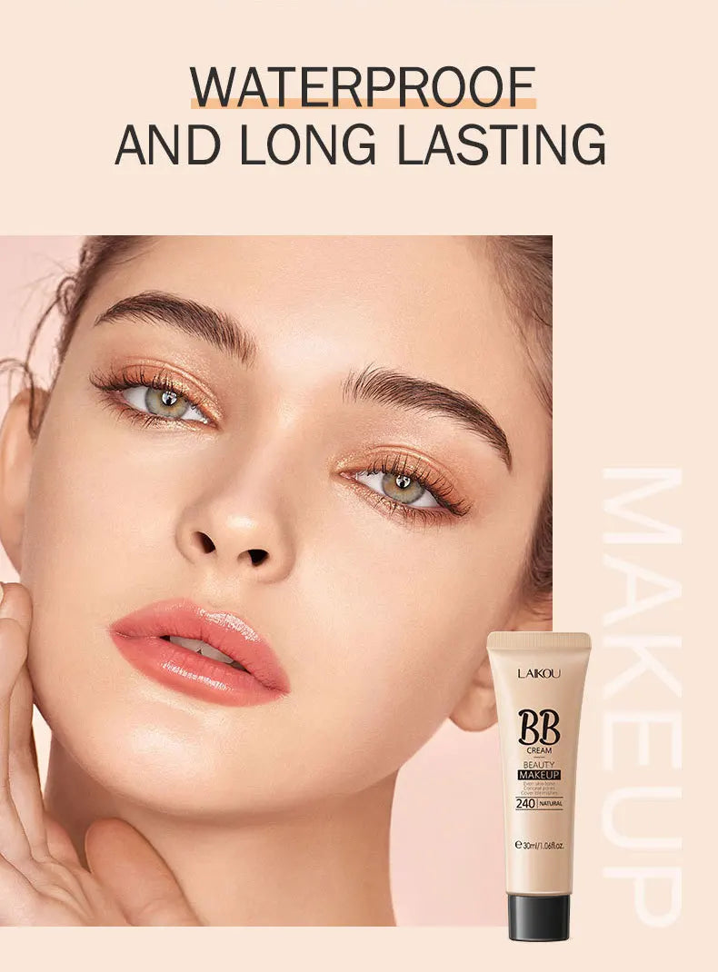 LAIKOU BB Cream with SPF — Lightweight Liquid Foundation & Concealer
