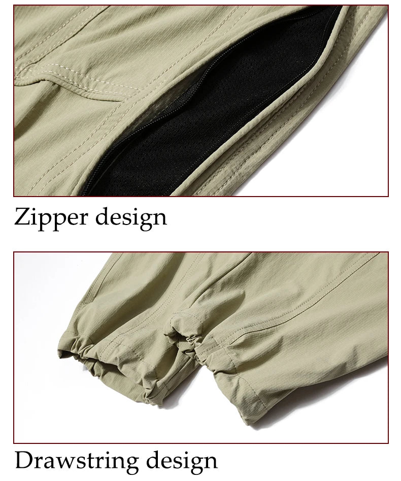 Men’s Casual Pants Loose Fit Straight Leg – Water-Resistant Everyday Trousers Spring Fashion