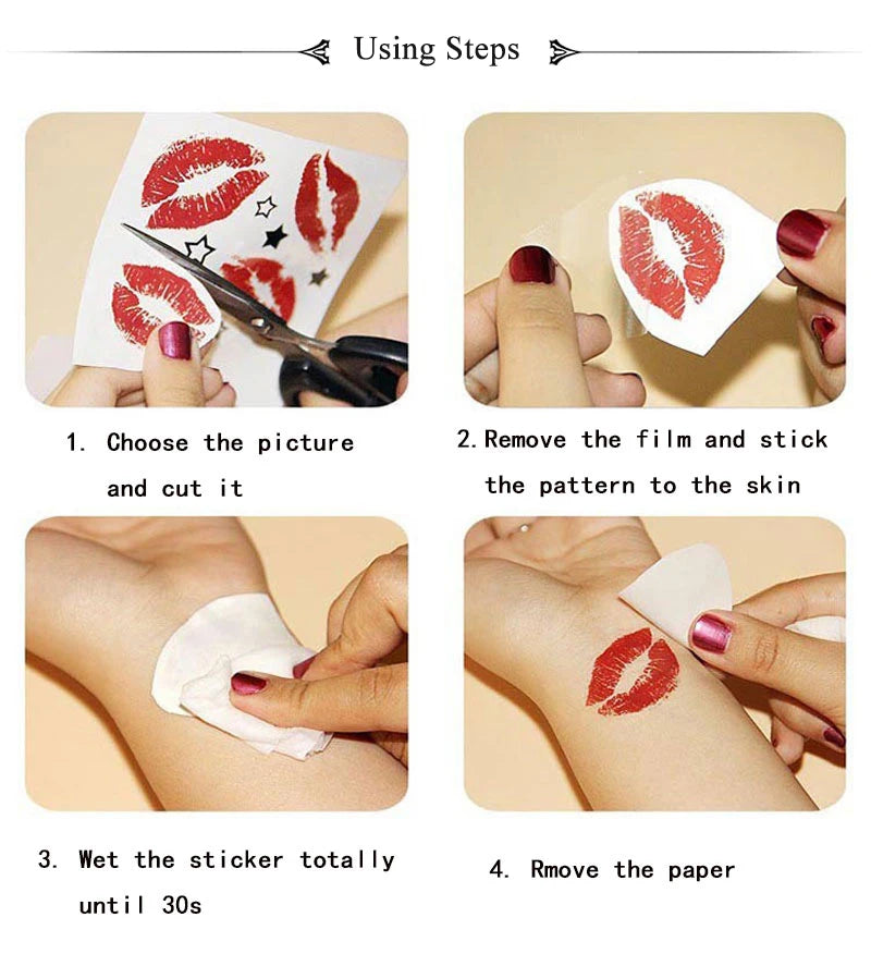 Halloween Vein and Spider Web Temporary Tattoo Stickers for Gothic Horror Costumes, Themed Parties and Special Effects Body Art