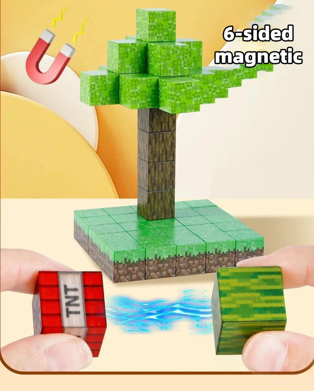 Magnetic Cube Building Blocks
