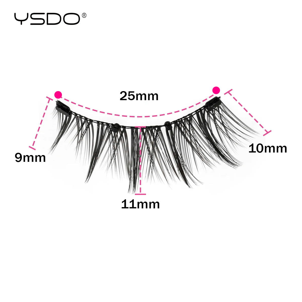 Magnetic Eyelashes Kit – Reusable 3D Mink Lashes | No Glue Needed | Long-Lasting Winged False Lashes with Applicator