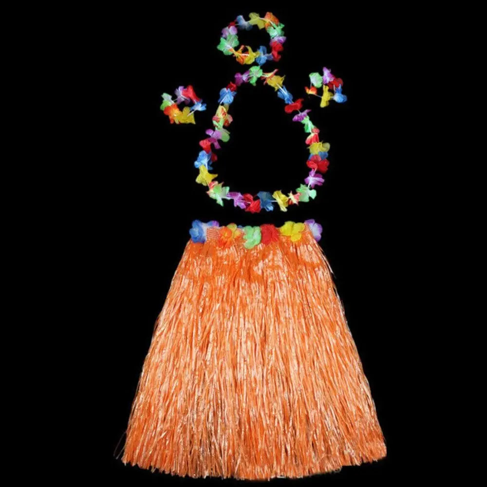 Hawaiian Hula Grass Skirt for Women – 40 cm Luau Party & Fancy Dress Costume