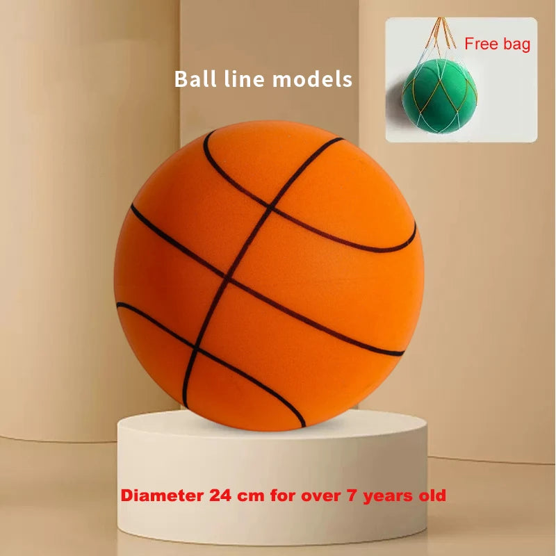 Silent Foam Basketball – Soft No-Noise Indoor Practice Ball (Sizes 3/5/7)
