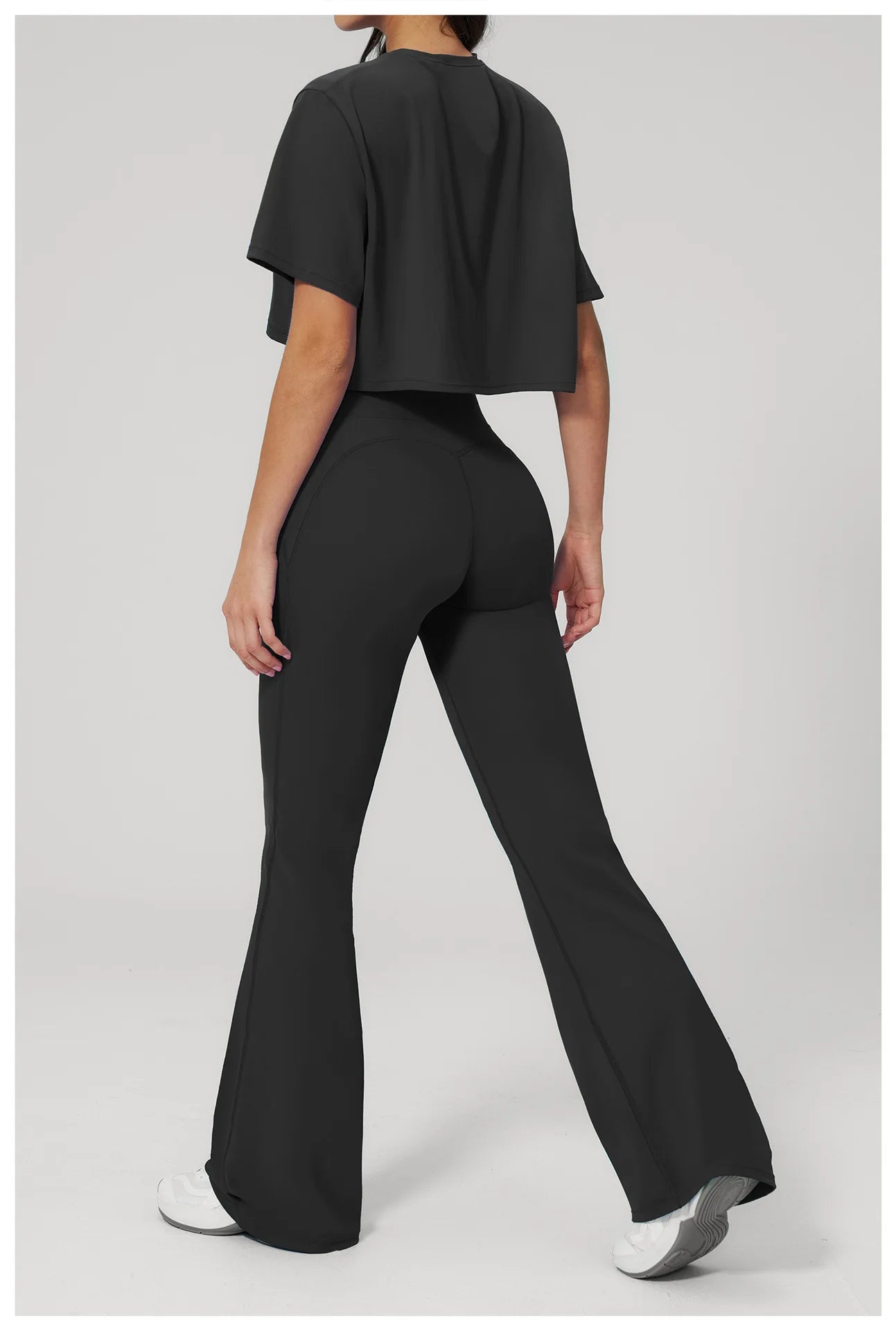 Women's 2-Piece Seamless Yoga Set – Leggings & Crop Top