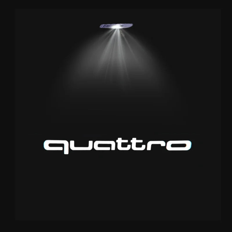 2/4Pcs HD LED Car Door Welcome Logo Projector Lights for Audi A3 A4 A5 A6 A7 Q2 Q3 Q5L Q7 S4 S5 S6 S7 TT S Line Accessories