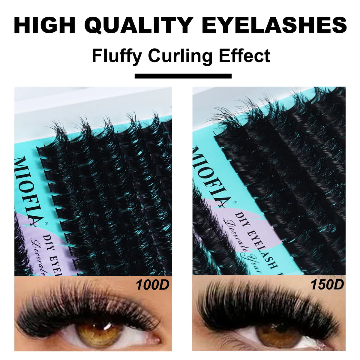 Mixed-Length Cluster False Eyelashes