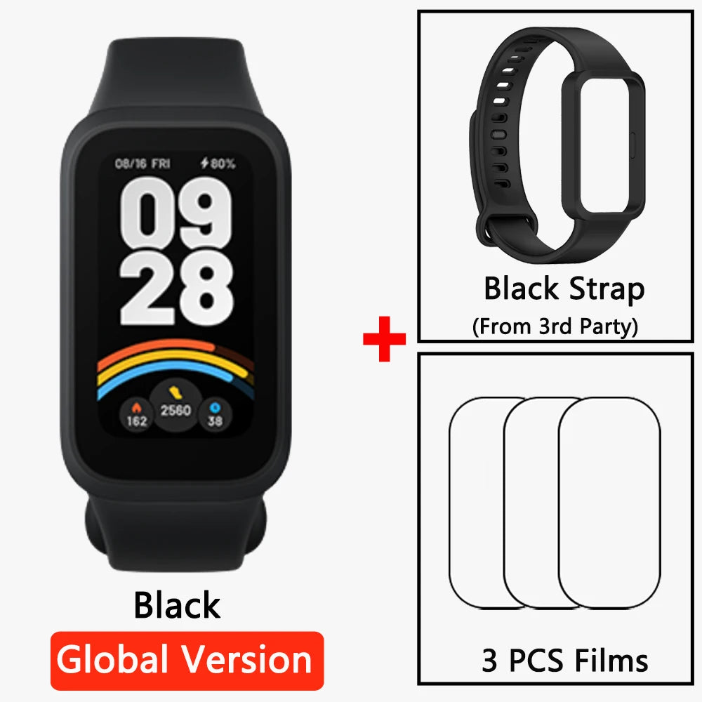 Global Version Smart Band 9 Active – 1.47" TFT Display, 18-Day Battery Life, Fitness & Health Tracker