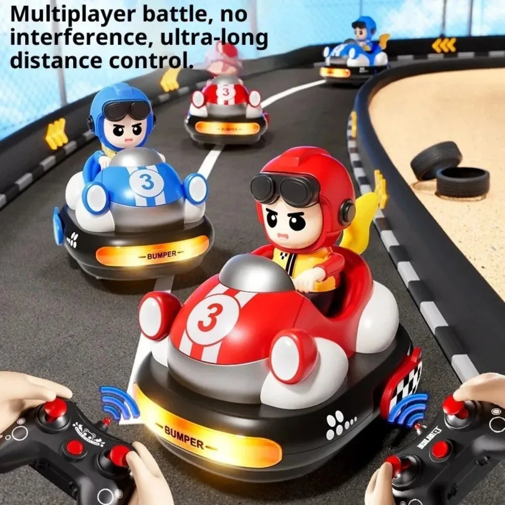 Remote Control Bumper Kart Set – 2-Player RC Drift Racing Cars