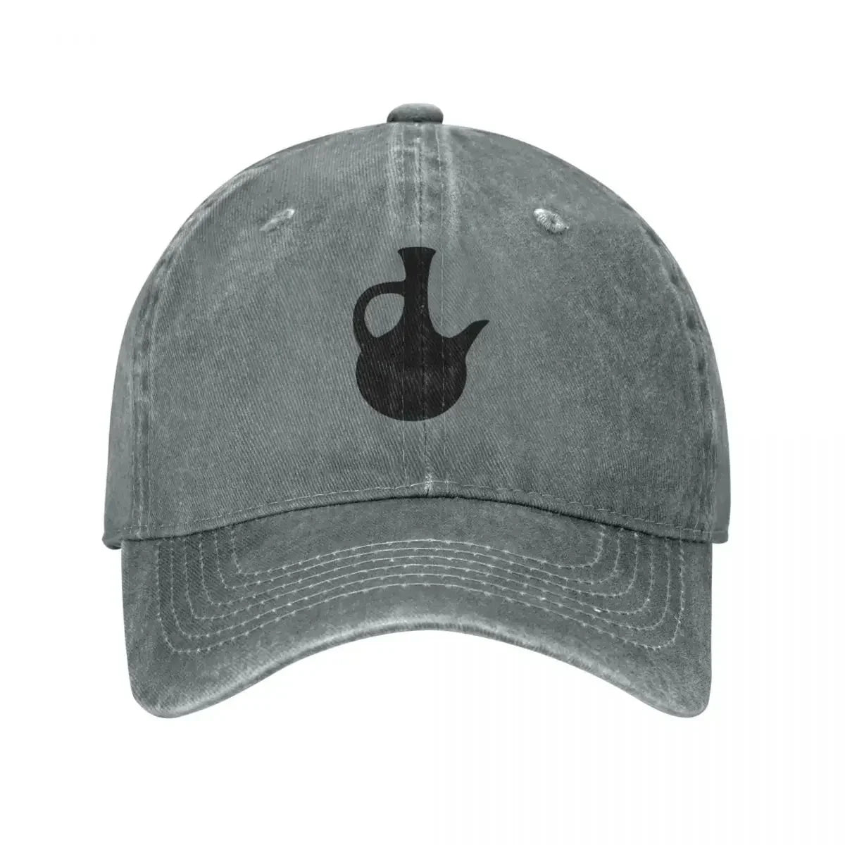 Ethiopian & Eritrean Jebena Silhouette Baseball Cap, Adjustable Unisex Curved Brim Hat