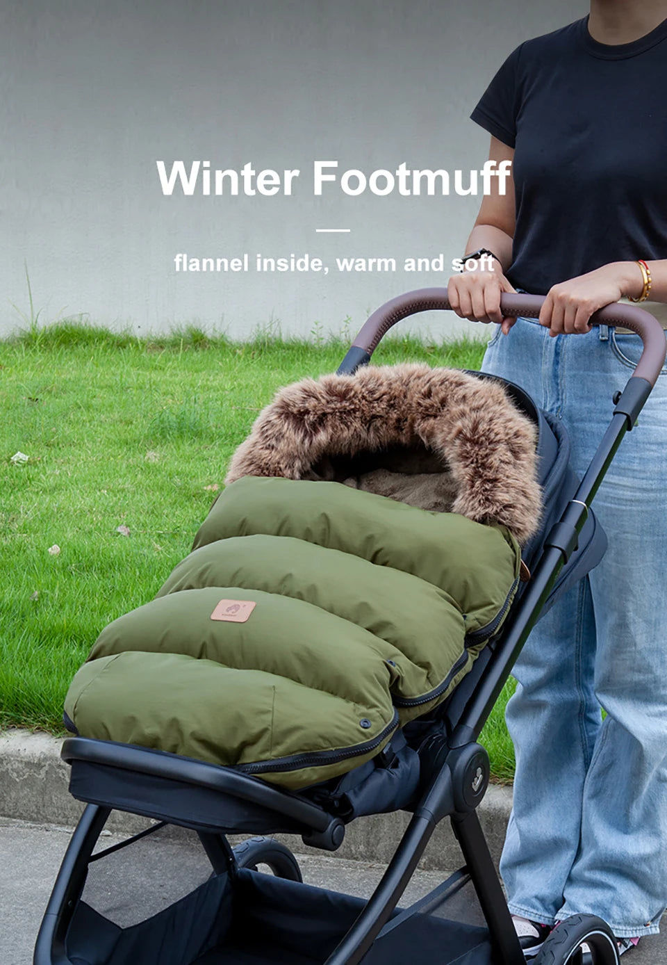 Baby Stroller Footmuff for Cold-Weather Outings