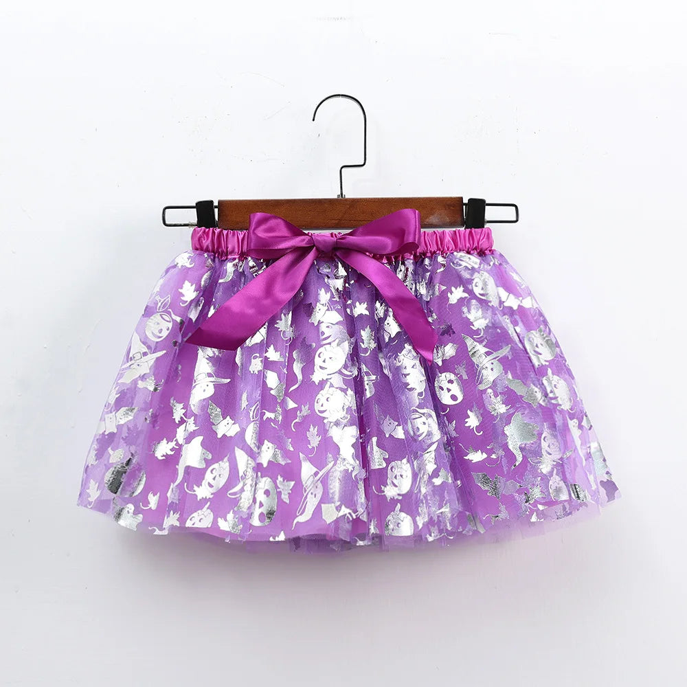 Girls' Halloween Tutu Skirt