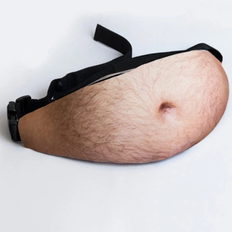 Novelty Beer Belly Waist Bag with Adjustable Strap