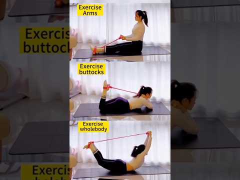 4-Tube Pedal Resistance Band with Handles – Home Gym Strength Training Rope